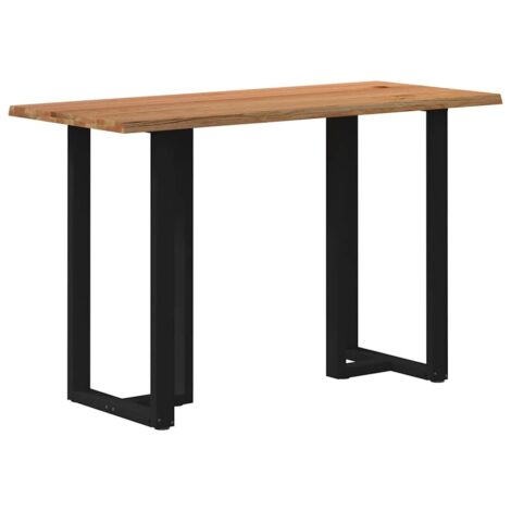 Bartisch Hellbraun 180x80x102 cm Massivholz Eiche Rechteckig