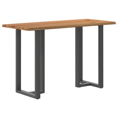 Bartisch Hellbraun 180x80x102 cm Massivholz Eiche Rechteckig