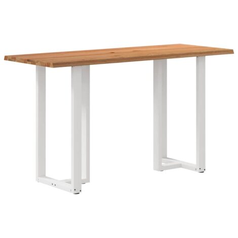 Bartisch Hellbraun 200x80x112 cm Massivholz Eiche Rechteckig