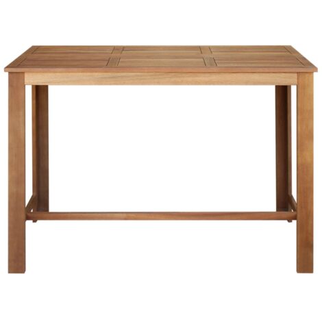 Bartisch Massivholz Akazie 150x70x105 cm