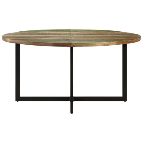 Esstisch 110×75 cm Altholz Massivholz