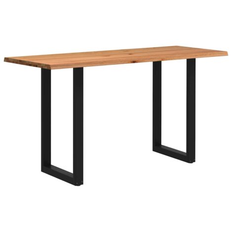 Esstisch Baumkante 200x80x112 cm Massivholz Eiche Rechteckig