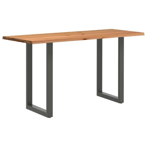 Esstisch Baumkante 200x80x112 cm Massivholz Eiche Rechteckig
