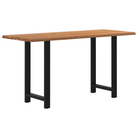Esstisch Baumkante 200x80x112 cm Massivholz Eiche Rechteckig