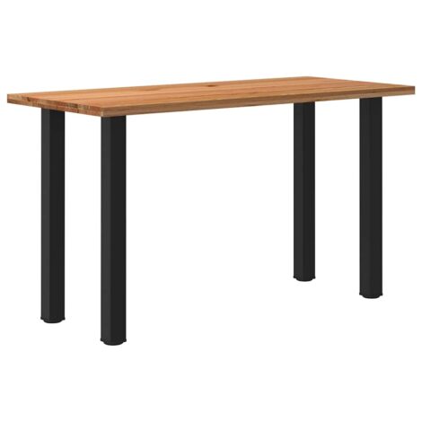 Esstisch Hellbraun 180x80x92 cm Massivholz Eiche Rechteckig