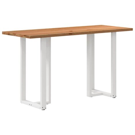 Esstisch Hellbraun 200x80x112 cm Massivholz Eiche Rechteckig
