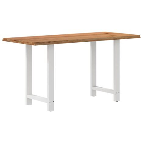 Esstisch mit Baumkanten 180x80x92cm Massivholz Eiche Rechteckig